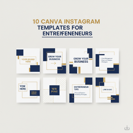 10 Canva Instagram Templates for Entrepreneurs